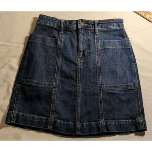 Old Navy Blue Jeans Skirt,Size 0, Preowned